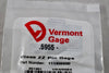 NEW Vermont Gage 111459550 Class ZZ Pin Gage 0.5955 Inch Minus Plug Gauge