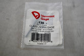 NEW Vermont Gage 911213000 Class ZZ Black Guard 0.130 Inch Minus Pin Gage