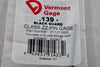 NEW Vermont Gage 911213900 Class ZZ Black Guard 0.139 Inch Minus Pin Gage