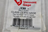 NEW Vermont Gage 911213000 Class ZZ Black Guard 0.130 Inch Minus Pin Gage