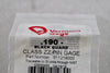 NEW Vermont Gage 911219000 Class ZZ Black Guard 0.190 Inch Minus Pin Gage