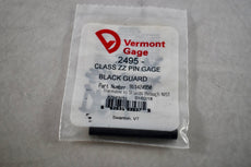 NEW Vermont Gage 911424950 Class ZZ Black Guard 0.2495 Inch Minus Pin Gage