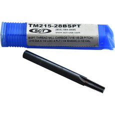 NEW Scientific Cutting Tools TM215-28BSPT 1/4 Shank Solid Carbide BSPT Pipe Thread Mill USA