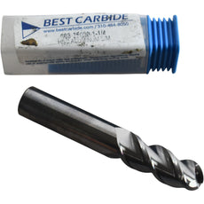 NEW Best Carbide 603-35000 1/2 3 Flute Ball Nose Carbide End Mill Aluminum USA