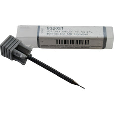 NEW Harvey Tool 932031 High Helix End Mill 2 Flute Square Uncoated 0.0310 1 32