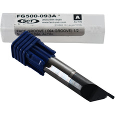 NEW Scientific Cutting Tools FG500-093A Face Grooving Tool Solid Carbide AlTiN 1 2 Shank 0.0940 Width
