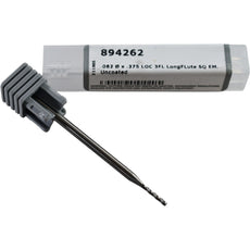 NEW Harvey Tool 894262 Miniature End Mill 3 Flute Square Uncoated 0.0620 1/16