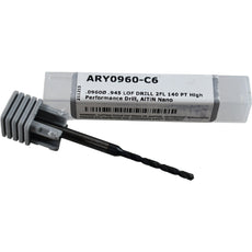 NEW Harvey Tool ARY0960-C6 2Fl Hardened Steel Drill Bit .0960 Dia AlTiN Carbide