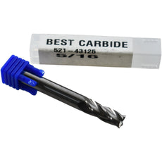 NEW Best Carbide 521-43125 Universal Square End Mill 5/16 Dia 13/16 LOC 4 Flute