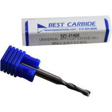 NEW Best Carbide 521-21406 Universal Square End Mill 9/64 Dia 9/16 LOC 2 Flute