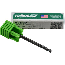 NEW Helical Solutions 83587 Corner Radius End Mill 1/8 Dia 0.030'' Rad 3 Flute