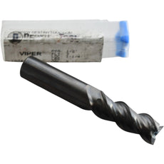 NEW Destiny Tool Viper V33220 1/2 Carbide 3 Flute End Mill Aluminum Square End