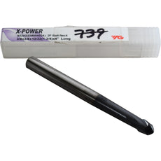 NEW YG-1 93292 EM084024 3/8 Carbide 2 Flute Ball End Mill X-POWER 4 Long Reach