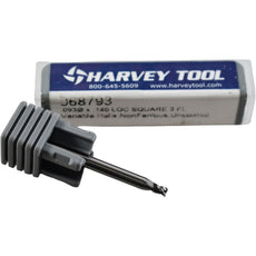 NEW Harvey Tool 968793 Carbide Square End Mill - .0930'' Dia. - 3 Flute - 1/8'' Shk
