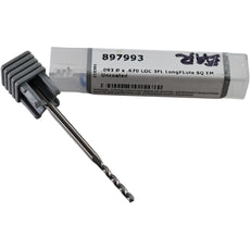 NEW Harvey Tool 897993 Carbide End Mill - .093'' Dia. - 3 Flute - 1/8'' Shank