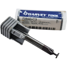 NEW Harvey Tool 70840-C3 Carbide Keyseat Cutter - 1/4'' Dia x .040'' W - 6 Flute
