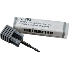 NEW Harvey Tool 45293 Carbide Corner Radius End Mill - .0930'' Dia. - 2 Flute - Uncoated