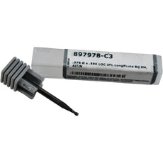 NEW Harvey Tool 897978-C3 Long Flute Square End Mill 3FL .0780 DIA .550 LOC AlTiN