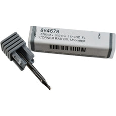 NEW Harvey Tool 864678 Corner Radius End Mill 3FL .0780 DIA .117 LOC