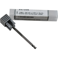 NEW Harvey Tool 927208 Long Reach Square End Mill 3FL .1250 DIA .187 LOC