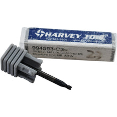 NEW Harvey Tool 994593-C3 Corner Radius End Mill 4FL .0930 DIA .140 LOC AlTiN