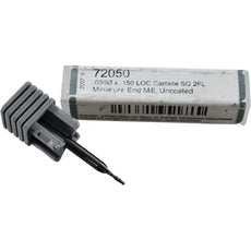 NEW Harvey Tool 72050 Miniature Square End Mill 2FL .0500 DIA .150 LOC Uncoated