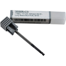 NEW Harvey Tool 33305-C3 Long Reach Square End Mill 3FL .1180 DIA .177 LOC AlTiN