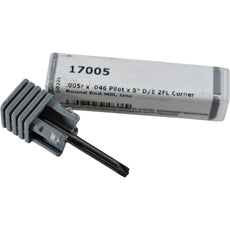 NEW Harvey Tool 17005 Flared Corner Rounding End Mill 2FL DE .005'' Rad Uncoated Carbide