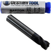 NEW Destiny Tool BEN#DUH42008C Raptor Variable Helix End Mill 4FL 5/16'' DIA 1/2'' LOC Carbide
