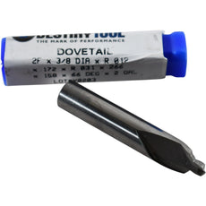 NEW Destiny Tool BEN24DT266 Solid Carbide 66� Dovetail End Mill 2FL 3/8'' DIA 2'' OAL