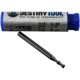 NEW Destiny Tool V20602 Viper Solid Carbide 2 Flute End Mill 3/32 1/8 Shank