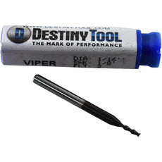 NEW Destiny Tool V20402S Viper Solid Carbide 2 Flute End Mill 1/16 1/8 Shank