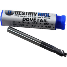NEW Destiny Tool BEN12DT162C Solid Carbide 66 DEG Dovetail Cutter End Mill