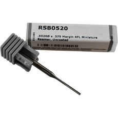 NEW Harvey Tool RSB0520 Miniature Chucking Reamer 0.0520 In 4 Flute Uncoated