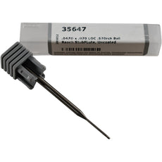 NEW Harvey Tool 35647 Miniature Ball Long Reach End Mill 0.047 In 3 Flute Uncoated