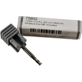 NEW Harvey Tool 75802 0.109 Dia 0.010 R 0.327 LOC 4FL Miniature End Mill Carbide