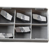 NEW Pack of 7 Iscar GIPA-6.00-0.40 IC20 Carbide Grooving Inserts Uncoated