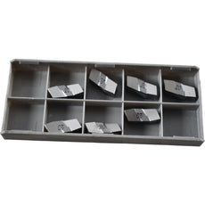 NEW Pack of 7 Iscar GIPA-6.00-0.40 IC20 Carbide Grooving Inserts Uncoated