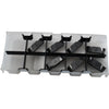NEW Pack of 7 Iscar HFPR-5025 IC20 Carbide Grooving Inserts Uncoated