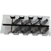 NEW Pack of 8 Iscar HFPR-5004 IC20 Carbide Grooving Inserts Uncoated