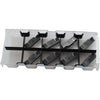 NEW Pack of 8 Iscar HFPR-5004 IC20 Carbide Grooving Inserts Uncoated