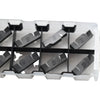 NEW Pack of 8 Iscar HFPR-5004 IC20 Carbide Grooving Inserts Uncoated