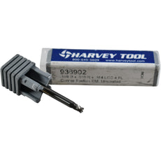 NEW Harvey Tool 936902 Corner Radius Carbide End Mill 7/64'' Dia 4FL Uncoated