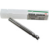 NEW WIDIA Hanita 5A0307002B AluSurf 1/4'' 3FL Corner Radius Solid Carbide End Mill