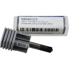 NEW Harvey Tool 68040-C3 0.040'' Rad 4FL AlTiN Carbide Corner Rounding End Mill