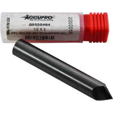 NEW Accupro 09550484 1/2'' 2FL 90 Deg Solid Carbide Single End Chamfer Mill