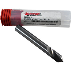 NEW Accupro 89698658 3/8'' 90 Deg Carbide NC Spotting Drill Bit