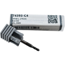 NEW Harvey Tool 74393-C4 0.0930 Dia 4FL Carbide Ball End Mill