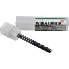 NEW Widia Hanita TF4V0005000 3/16'' 4FL TiAlN Carbide Ball Nose End Mill Varimill I