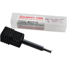 NEW Harvey Tool 22315 1/4'' Dia 1/64'' Width Solid Carbide Keyseat Cutter Uncoated